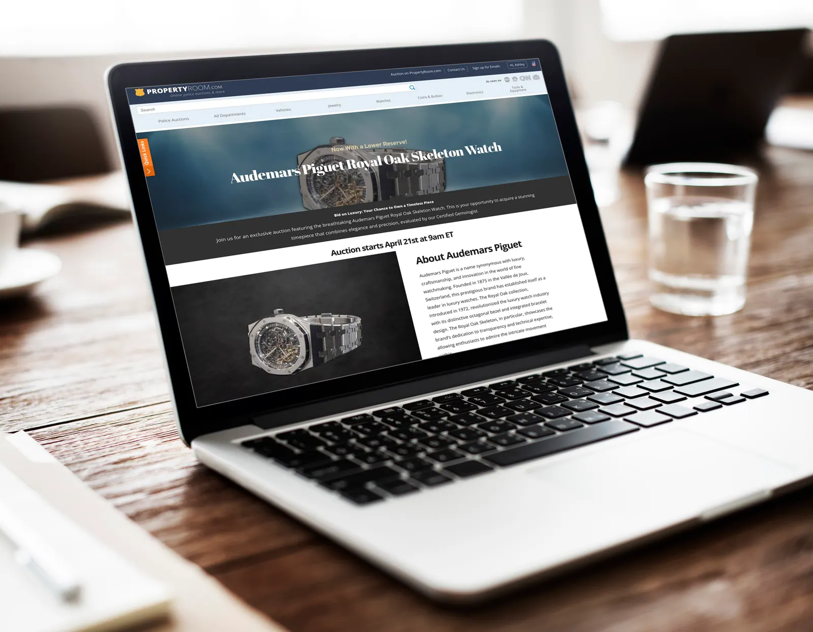 Audemars Piguet campaign mockup