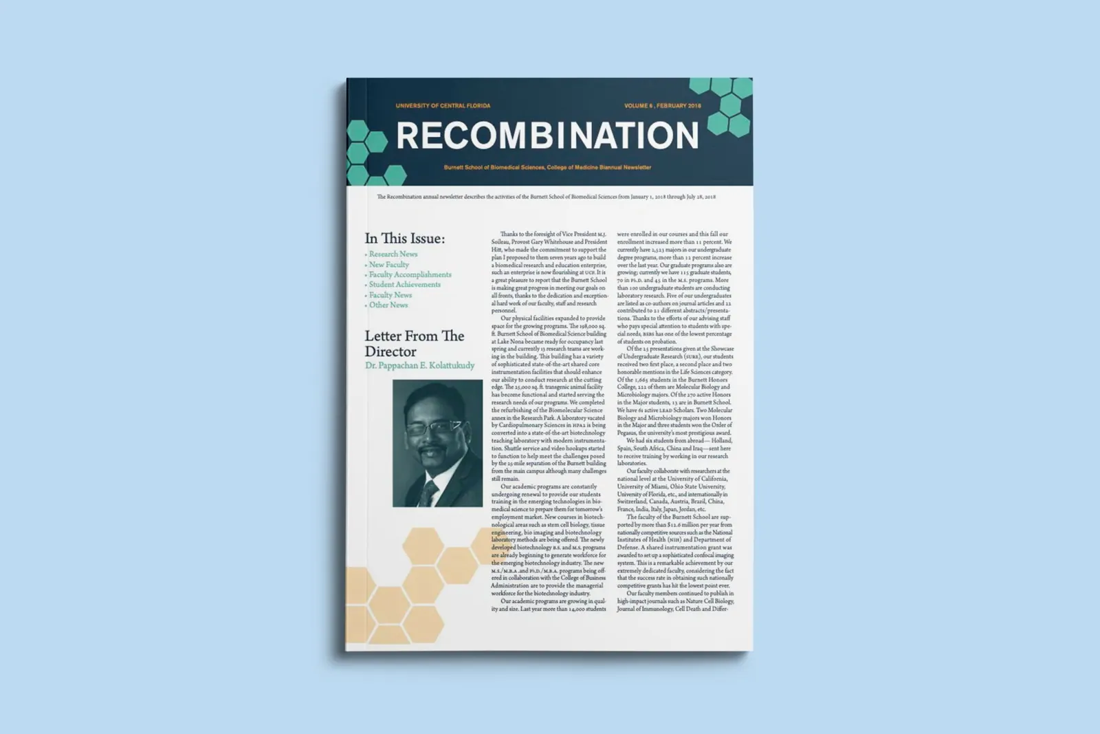 Recombination — graphic design project preview
