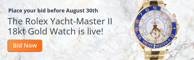 Rolex homepage banner, live phase